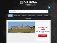 Tablet Screenshot of ncma-ri.org